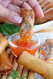 Lumpiang togue recipe is often served with a very meaty filling, but for those who prefer a healthier version, there's the lumpiang togue. Lumpiang Shanghai Filipino Spring Rolls Foxy Folksy