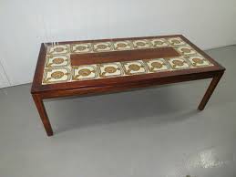 It is a fast and easy project that allows you to how to take a plain coffee table tray or serving tray up a notch on the trendy scale in an instant. Mid Century Danish Coffee Table In Rosewood With Stunning Tiles
