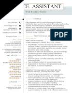 Office assistants provide general administrative and customer support to a division, department, company or individual. Office Assistant Resume Sample Premium Original Business Technology Engineering