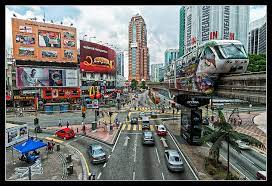 Bukit bintang is a malaysian elevated monorail train station that serves as a part of the kuala lumpur monorail (kl monorail), located in kuala lumpur and opened alongside the rest of the train service on august 31, 2003. Kuala Lumpur Bukit Bintang Monorail Station Foto Bild Asia Malaysia Southeast Asia Bilder Auf Fotocommunity