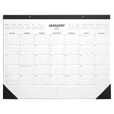 2021 Tru Red 17 X 22 Desk Pad Calendar Black White Tr12951 21 At Staples In 2020 Desk Calendar Pad Desk Pad Calendar