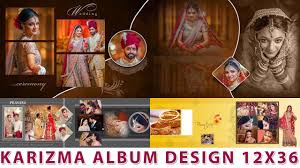 Download 30 Karizma Album Design 12x36 Psd Templates Collection In 200px Resolution Quality With Fully Editable La Album Design Wedding Album Design Album Design Layout