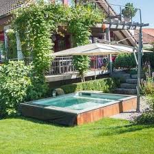 Mini Pools Badespass Im Kleinformat In 2020 Gartenpools Gartengestaltung Hintergarten