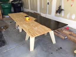 String with tack and pencil attached. Diy Kitchen Table On A Budget The Home Depot Blog