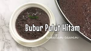 Tapi kalau anda rendam 4 jam, anda perlukan masa yang sedikit untuk proses. Bubur Pulut Hitam Sukatan Cawan Youtube