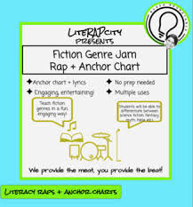 Fiction Genre Jam Teach Fiction Genres With Memorable Rap Anchor Chart
