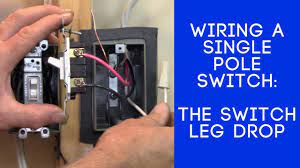Wiring practice by region or country. How To Wire A Light Switch The Switch Leg Loop Drop Youtube