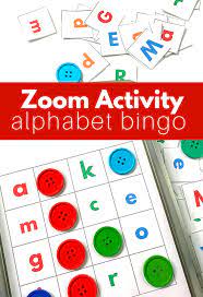 Kindergarten's a key time in your child's educatio. Prek Zoom Activity Alphabet Bingo No Time For Flash Cards