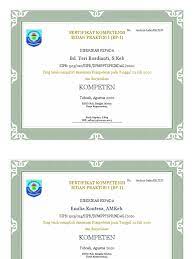 Check spelling or type a new query. Template Sertifikat Kompetensi