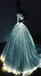 Fiber Optic Wedding Dress Luxury Fiber Optic Wedding Dress Luminouswomenclothes Intelligentwear Light Up Dresses Fairytale Gown Fiber Optic Dress