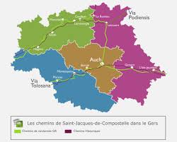 Pelerinage Vers Saint Jacques De Compostelle Dans Le Gers