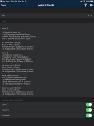 New Edit Chord Charts In Music Stand 4 2 Services