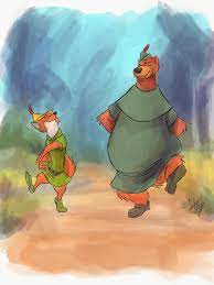 Robin Hood 8x10 Watercolor Print Fan Art Disney Arte Disney Disegni Disney