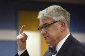 Attorney Chris Kachouroff speaks at a hearing for his client, Harrison Floyd,  at the Fulton County Courthouse, November 3, 2023, in Atlanta, Georgia.  Floyd was charged along with former US President Donald