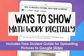 These division worksheets are free for personal or classroom use. How Students Can Show Math Work Digitally