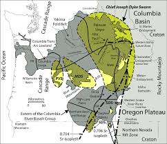 Plateau tournant imprimé en 0,2mm, diamètre du plateau supérieur : Location Map Of The Columbia River Flood Basalt Province This Figure Download Scientific Diagram