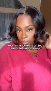 I love how the “Mom Bob” makes such a statement like yea imma Mom but I’m  also that girl 💁🏾‍♀️, #hairinspo