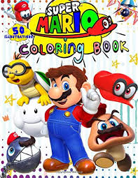 Well, given the success of the first mario switch game, we'd be willing to bet that good ole'. Super Mario Coloring Book 50 Illustrations Tanishi Megan 9781725066786 Amazon Com Books