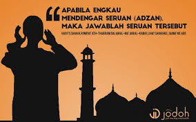 Hasil gambar untuk hukum tidak menjawab salam adzan