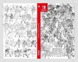 39+ super smash bros coloring pages for printing and coloring. The Cover As A Coloring Page Color In The Cover As You Unlock Fighters Smashbros
