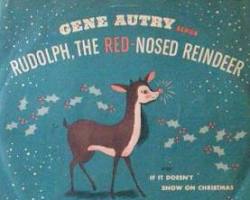 Rudolph the Red-Nosed Reindeer song by Gene Autry album cover