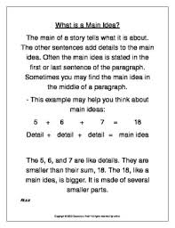 Main Idea Anchor Chart Assessments Aligned With Common Core Ri 2 2