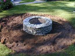 Fire pit and fire ring information about building and designing an outdoor firepit including fire pit construction ideas, fire pit location, design plans the popularity of fire pits and the fire effects they produce in the garden is one of fastest growing trends in outdoor design. How To Set Capstones For A Fire Pit How Tos Diy
