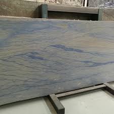 This stone features shades of blue with some purple and medium veining. Blue Azul Macaubas Quartzite Novocom Top