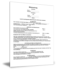Wenn sie ihre wohnung kündigen müssen. Wohnungsmietvertrag Vorlage