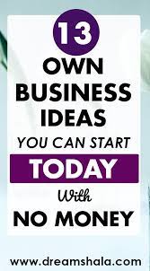 13 Easy Ideas To Start A Business Without Investment In 2021 Own Business Ideas Money Blogging Make Money Blogging