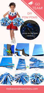 Diy Cheerleading Pom Pom S Cheerleading Pom Poms Diy Costumes Kids Cheerleading Diy