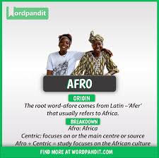 Know About Afro Root Word And Words Based On This Root Afro Good Vocabulary Words Root Words Good Vocabulary