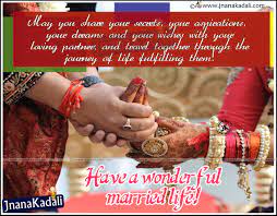 Best wishes for you and your son/daughter. Hindi Wedding Wishes Messages