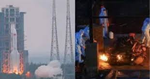 A section of a large chinese rocket is falling back to earth and is expected to hit sometime saturday. Qdgohgojc2ojpm