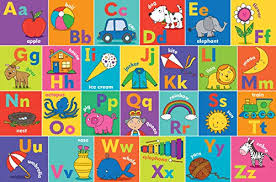 Abc song and alphabet song ultimate kids songs and baby songs collection with 13 entertaining english abcd songs and 26 a to z fun . Alphabet Kids Floor Puzzle Fun And Educational Puzzle With Upper And Lowercase Letters First Words And Pictures 24 Pieces 36 Inches Wide X 24 Inches High Von Peter Pauper Press New