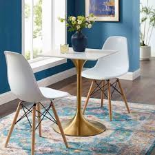 ( 4.5 ) out of 5 stars 21 ratings , based on 21 reviews current price $81.12 $ 81. Lippa 24inch Square Dining Table In Gold White Modern In Designs