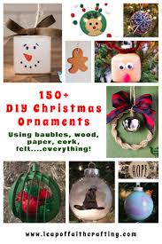The christmas ornament makes a great gift. Christmas Ornaments To Make Over 150 Diy Ornaments Leap Of Faith Crafting