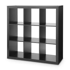 Black 9 Cube Organizer Better Homes Gardens 9 Cube Storage Organizer Solid Black Walmart Com In 2020 Cube Storage Cube Bookcase Cube Storage Bins
