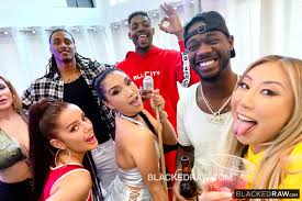Violet Myers, Vanna Bardot, Nicole Doshi, Savannah Bond, Vicki Chase and  Slimthick Vic Enjoy One Hell Of An Orgy Over at Blacked Raw - Fleshbot