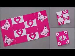 Watch the video for loads of tips about. Diy Secret Message Card Tutorial Card For Scrapbook This Tutorial Video On How To Make A Secr Valentines Cards Handmade Valentine Valentine Card Handmade