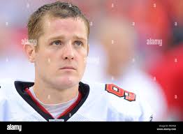 Tampa Bay Buccaneers punter Michael Koenen, right, watches as Chicago Bears  kicker Robbie Gould warms up before an NFL football game Sunday, Oct. 23,  2011, at Wembley Stadium in London. (AP Photo/David