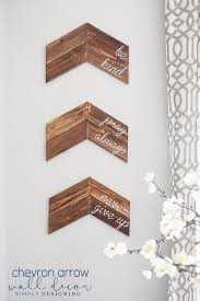 Customizable Chevron Arrow Wall Decor Simply Designing With Ashley Arrow Wall Decor Diy Farmhouse Decor Diy Fixer Upper Projects