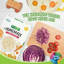 Namun saat bayi menginjak usia 6 bulan, asi saja tak cukup untuk . Bubur Bayi Promina Home Made 100gr Shopee Indonesia