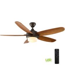 Quiet ceiling fans in order for a ceiling fan to run smooth and quiet it must be precision made from high quality components, well balanced and properly installed. Ceiling Fan Light Kit Remote Control Mediterranean Led Indoor Quiet Bronze 56 In Ebay