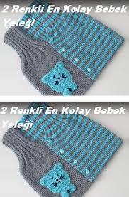Bebek Kolay Renkli Yelegi Yelek Bebekyelek Orgumodelleri 2020 Baby Knitting Patterns Orgu Desenleri Orgu
