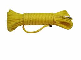 Yellow 3 16 50ft Synthetic Winch Rope Atv Winch Line Plasma Rope Atv Winch Cable Replacement Winch Cable Kevlar Ro Atv Winch Winch Rope Synthetic Winch Rope