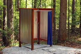 Here's what you need to know about plumbing, enclosures, and drainage. Build An Outdoor Shower Hgtv