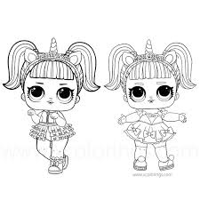 Download this adorable dog printable to delight your child. Lol Coloring Pages Unicorn Sisters Xcolorings Com