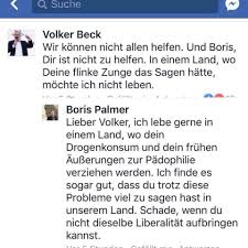 He can perfectly play the entire spectrum of provoking, from the talk show to facebook. Iq Stimulator Pa Twitter Volker Beck Vs Boris Palmer Kein Fake Grueneversenken