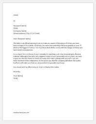 The aim of this information is to explain how a disclosure statement can help with. Warning Letter For Felony Samples Word Excel Templates